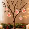 Handcrafted Wooden Holiday Cookie Decorations Safe For Kids Pet Nontoxic Paint Efficient Christmas Ornament