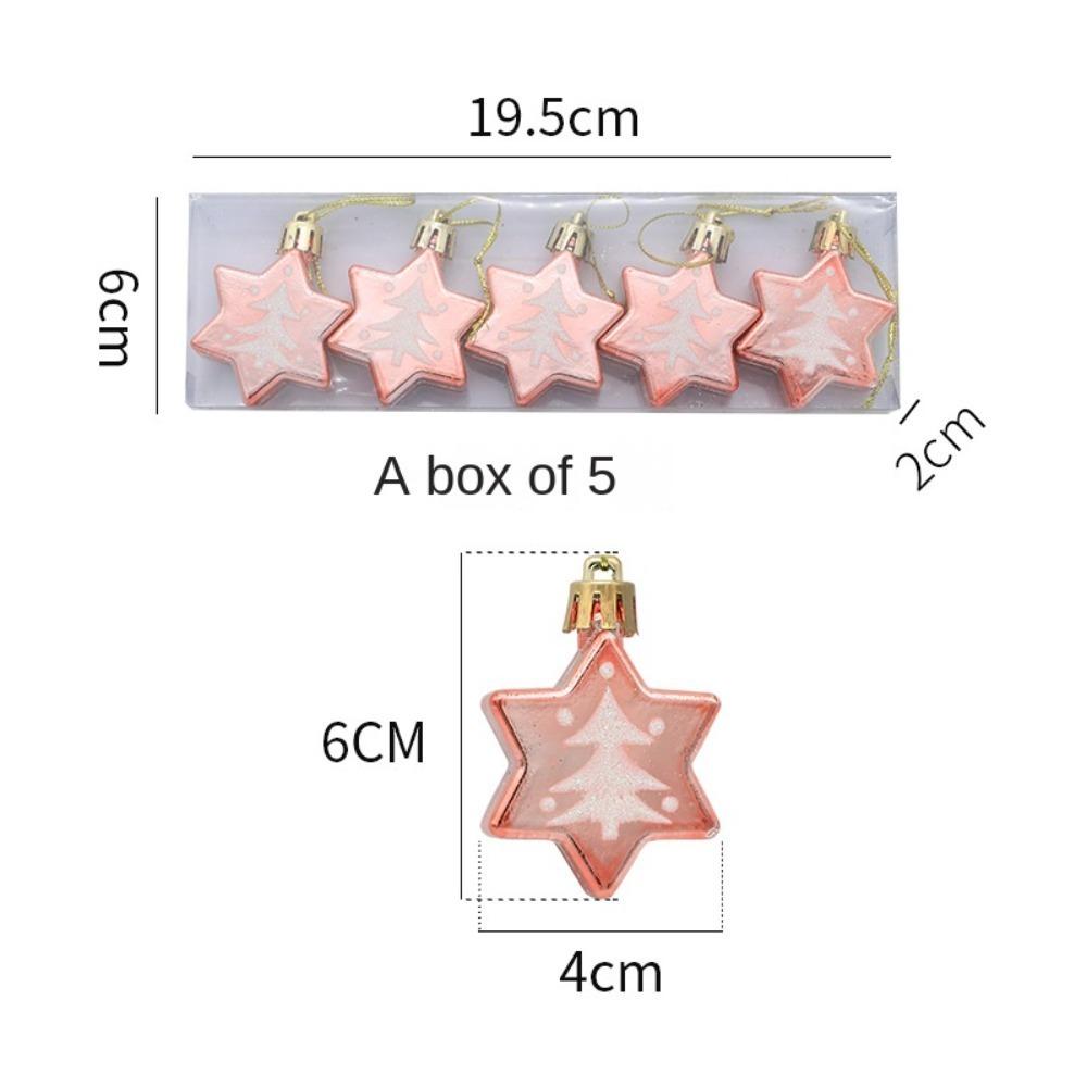 Plastic Christmas Candy Balls Ornament Christmas Decor 5Colors Christmas Tree Ornaments Candy Shapes Xmas Tree Hanging Pendant