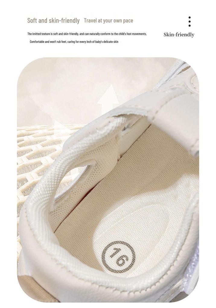 2026 Summer Baby Walking Sandals - Soft Sole, Breathable, Anti-Collision Toe for Boys & Girls