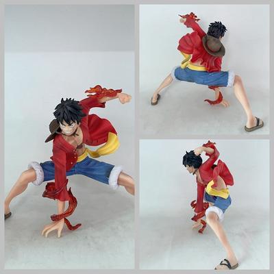 ONE PIECE GK Straw Hat Group, Luffy KSWLF Combat Style, Second Gear Pose, Squatting Pose, Boxed Figure