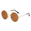 Retro Round Metal Sunglasses - Unisex Prince & Harry Potter Style, Perfect for Weddings