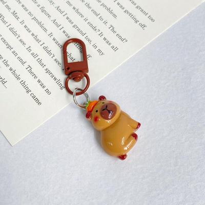 Mini Capybara Keychain Cute Quokka Bag Keyring
