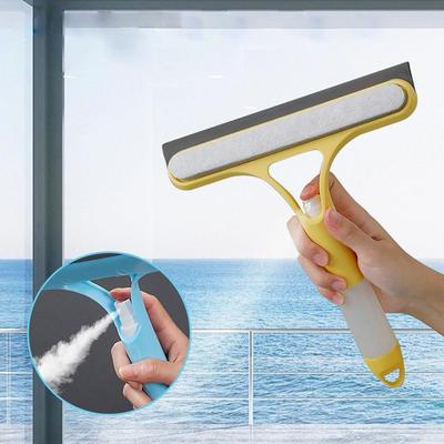 3In1 Glass Wiper Scraper Shower Squeegee Cleaner Car Squeegee With Silicone Holder Bathroom Mirror Wiper Glass Cleaning Tool