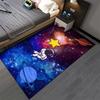 Astronaut with Star In Space Pattern Rug Suitable for Use As an Anti-slip Game Mat for Living Room and Bedroom Sofas