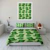 St. Patrick's Hat and Clover Set Bedding Duvet Cover Set Duvet Cover Pillowcases (1 * Duvet Cover 2 * Pillowcases, Without Duvet Insert)