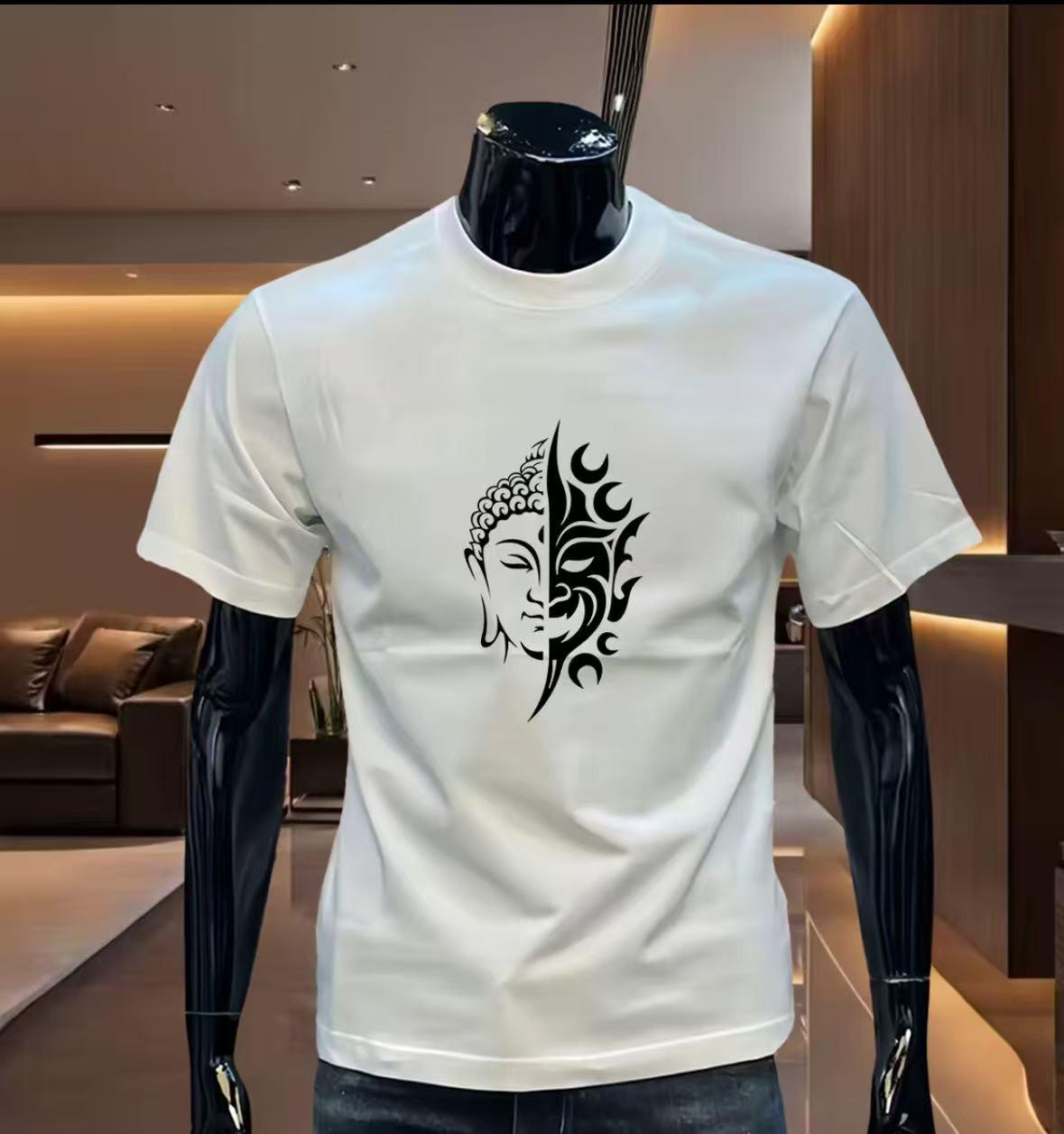

Trendy Unisex Scruffy Cotton Tee – Loose, Round Neck, Short Sleeve Summer Streetwear 4XL