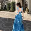 Sexy Backless Girl Chic Unique Beautiful French Waist High-end Birthday Dress Dress