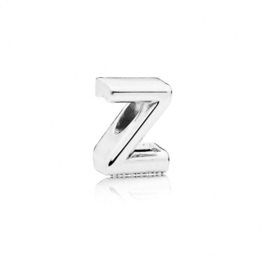 New Original 26 Letter A-Z Copper Charm Bead Fit3Mm Bracelet Women'S Exquisite Jewelry Couple Gift