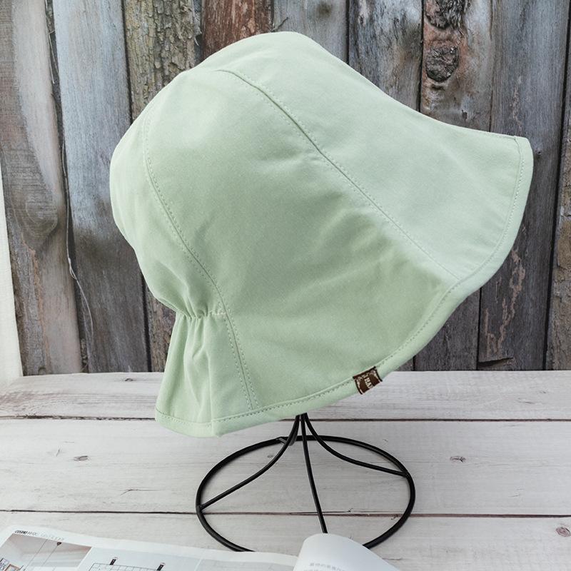 Small Cloth Label Fisherman Hat Double-sided Sun Protection Sun Hat Summer Sun Protection Hat for Women