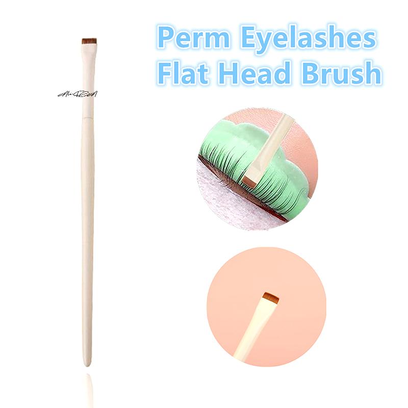 Flat Head Eyelash Styling Brush Perm Brush for Lash Lift Lamination Separating Tool Essential for Eyelash Extensions