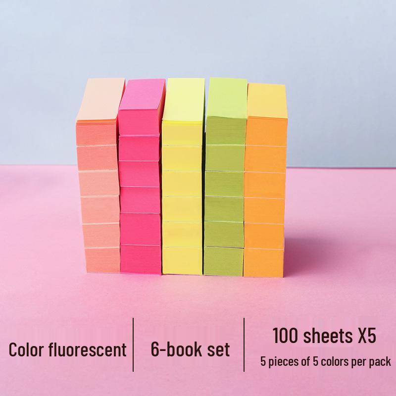 Cute High-Value Sticky Notes: Strong Adhesion Memo Pads & Index Stickers for Students