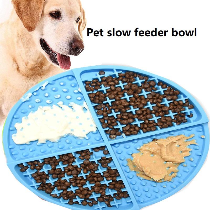 Pet Supplies Silicone Licking Mat Cat Slow Feeder with Suction Cup Slow Feeding Pad Dog Peeling Mat GCP02