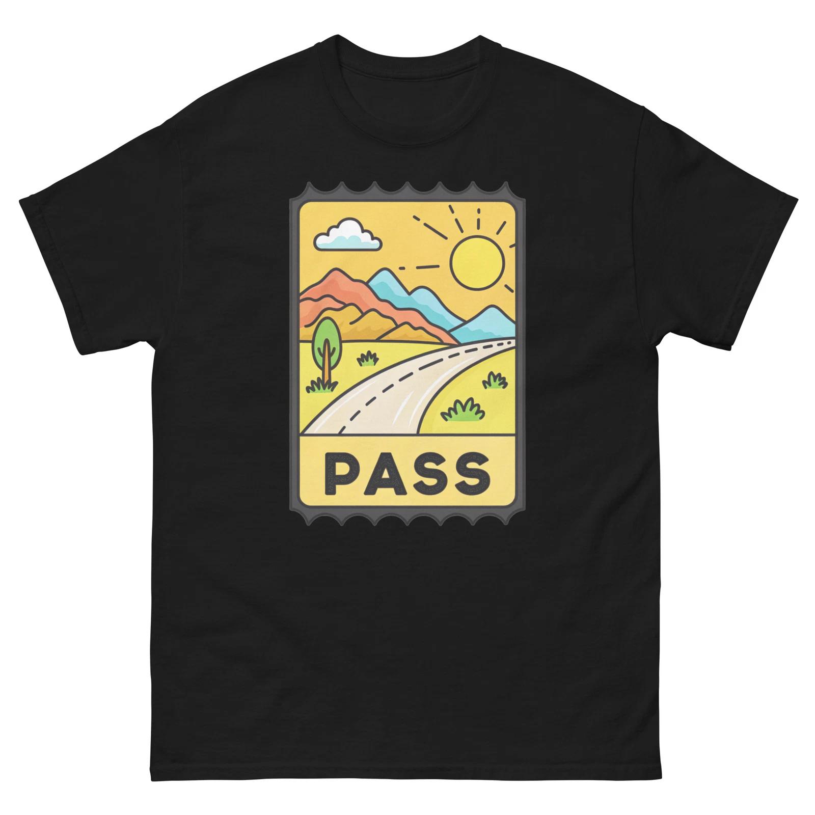 

Pass Geographical Landscape Location Scenery T-Shirt 2XL