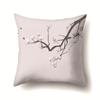 Geometric Branch Sofa Pillowcase Single-sided Office Cushion Cover Living Room Pillowcase Cycling Waist Pillowcase