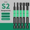 Set de burghie hexagonale magnetice Baolian S2 pentru chei de impact și șurubelnițe electrice