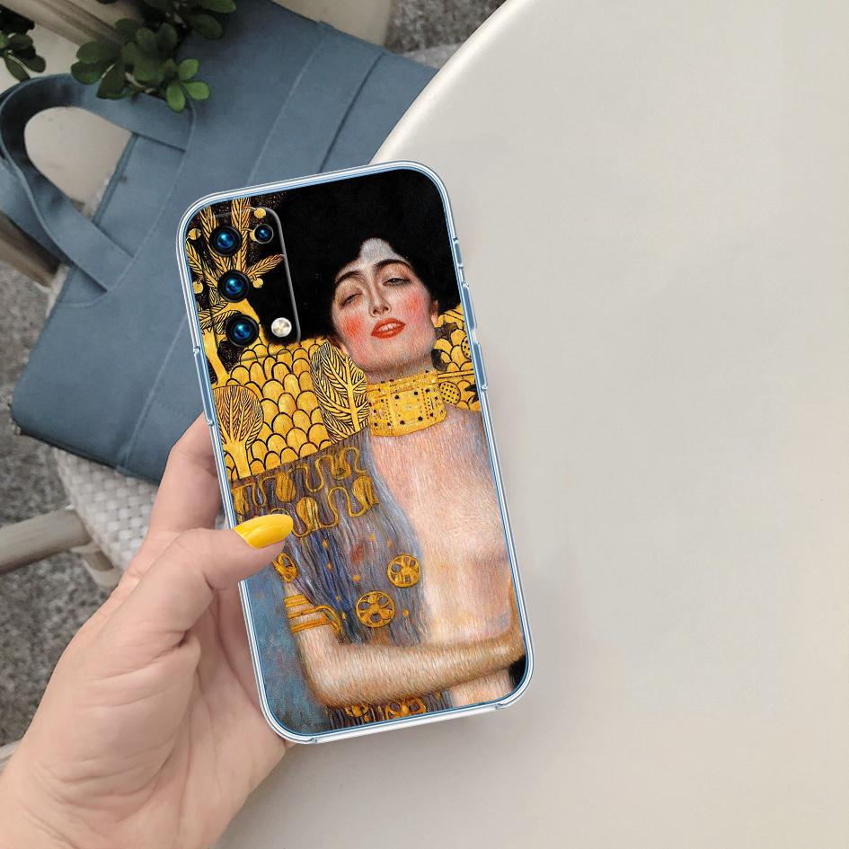 BF67 Gustav Klimt Soft Shell Transparent Phone Case for Motorola Moto G7 G8 G9 G84 G85 G73 G24 G15 Z2 Play Power Plus