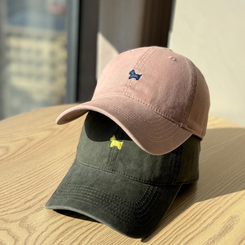 New cute cartoon pony embroidered baseball cap for women, soft top sunshade, versatile couple's cap, makes the face look smaller and trendy