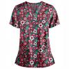 Women Short Sleeve V-neck Tops Working  Blouse