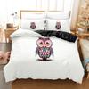 3D3 The OwlBedding Sets Duvet Cover Set With Pillowcase Twin Full Queen King Bedclothes Duvet Cover