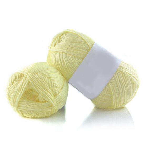 1Pc 50g Per Skein Soft Bamboo Crochet Cotton Knitting Baby Knit Wool Yarn
