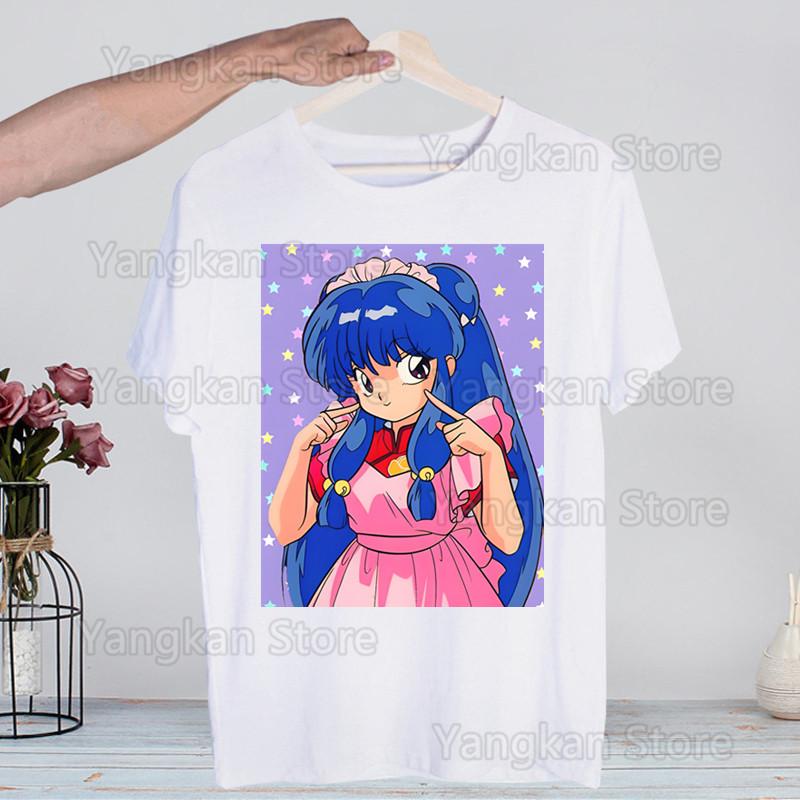 Ranma 12 Shampoo Rumiko Takahashi T-shirts Summer  Unisex Wo Unisex Hip Hop Funny Print Tshirt Streetwear Short Sleeve Tee Top Shirt