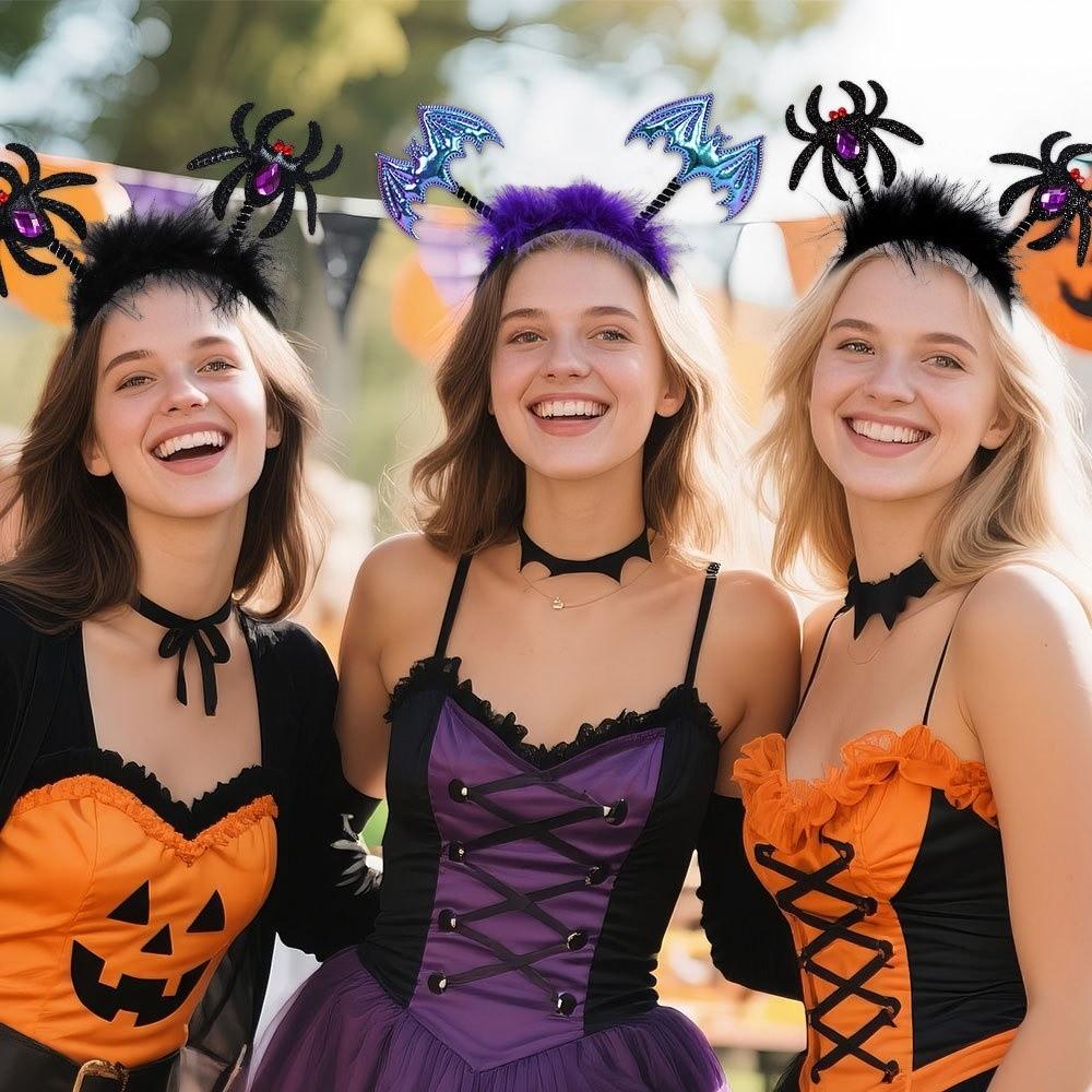 Vegetables Halloween Pumpkin Headband Spider Ghost Ghost Festival Headpiece Carnival Events