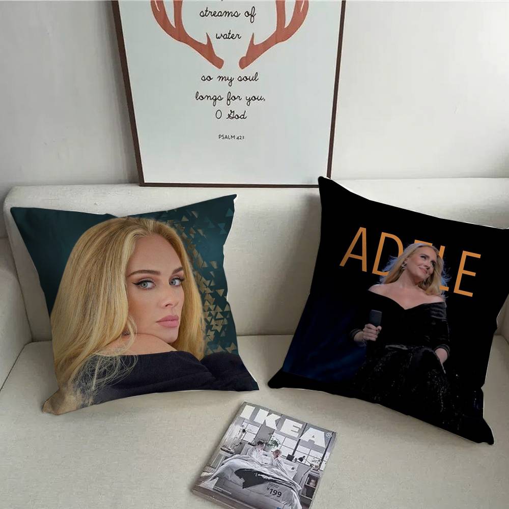 Hot-Singer A-Adele Pillow Case Home Decor Throw For Sofa Bed Car Room Decor Gift Idea