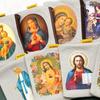 9x7cm Catholic Rosary Pouch,Coin Purse Rosary Holder Beads Bag with Zipper for Prayer Storage