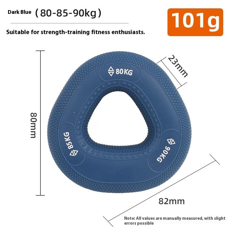 1Pc Silicone Hand Strengthener Ring 220Lbs Carpal Exerciser Finger Wrist Expander Grip Strength Workout Gripper For Hands
