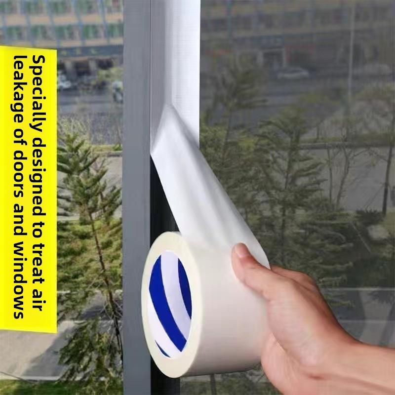 

Сверхпрочная водонепроницаемая клейкая лента - универсальный серебристо-серый клей для стен, пластика, стекла, дерева и металла 5cm*20m белый