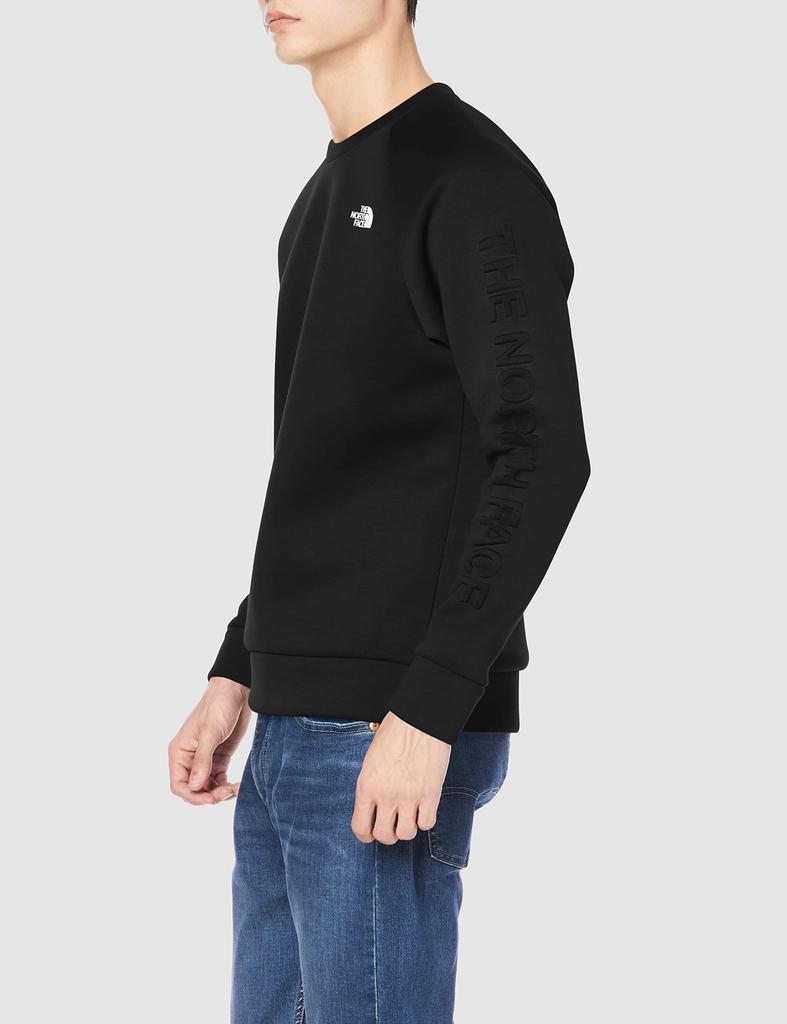 The North Face Tech Air Sweat Stretch Size M Crew, Men's Anti-Static, Black,