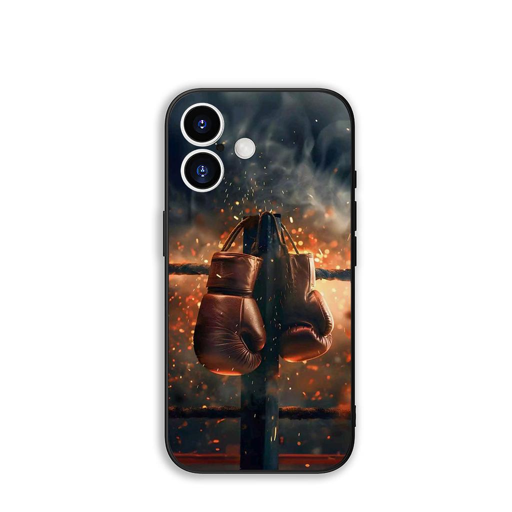 Coque Cover for Apple iPhone 16 11 13 14 15 Pro Max 7 6 8 Plus SE2 SE3 + 16E SE 2022 Case Strong Kick Boxing Gloves Kickboxing