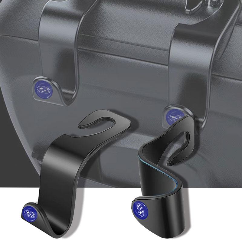 2/4Pcs Car Seat Hook Multifunctional Storage Hanger Car Styling For Subaru Impreza Legacy WRX STI BRZ Forester Ascent Levorg XV