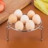 1 Piece Steamed Egg Rack, 6.2inch 7 Hole Round Food grade Stainless Steel Steamer for Steaming, Cooling and Baking Food