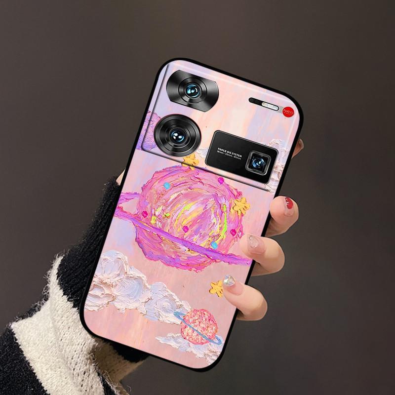 For nubia Z60 Ultra Cover Flower TPU Silicon Back Soft Case Funda For ZTE nubia Z60 Ultra Bumper Coque Z60Ultra Z 60 Ultra