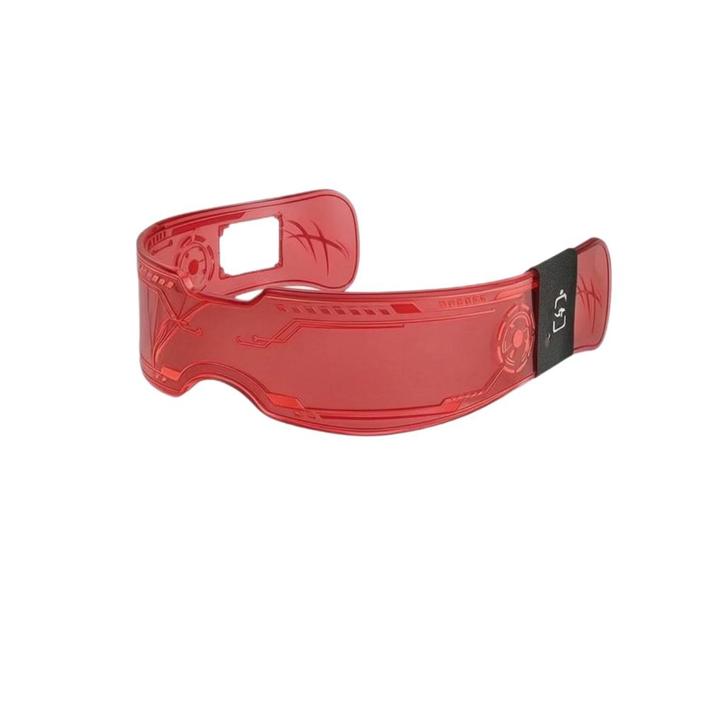 Multicolor Light-up Glasses | Adjustable-Looking Band, futuristic Goggles with