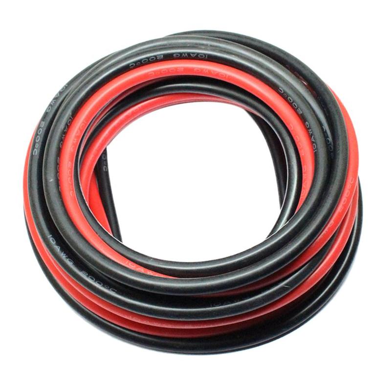Two Rolls 10AWG Flexible High Temperature Resistant Silicone