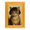 Wooden Photo Frame Refrigerator Magnet Animal Frame Fridge Magnet Home Office Whiteboard Decorative Accessories Humorous Gift