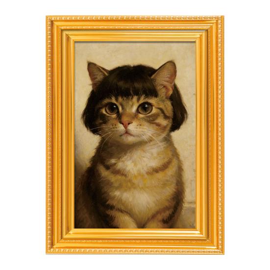 Wooden Photo Frame Refrigerator Magnet Animal Frame Fridge Magnet Home Office Whiteboard Decorative Accessories Humorous Gift