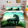 Black Unicorn with Wings. Bedding Sets Duvet Cover Sets Duvet Covers Pillowcases(1 * Duvet Cover 2 * Pillowcases Without Duvet Insert)