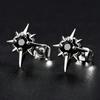 North Star Men'S Earrings, High-End And Niche Design, Trendy And Handsome Style Personalized Earrings For Trendy Men