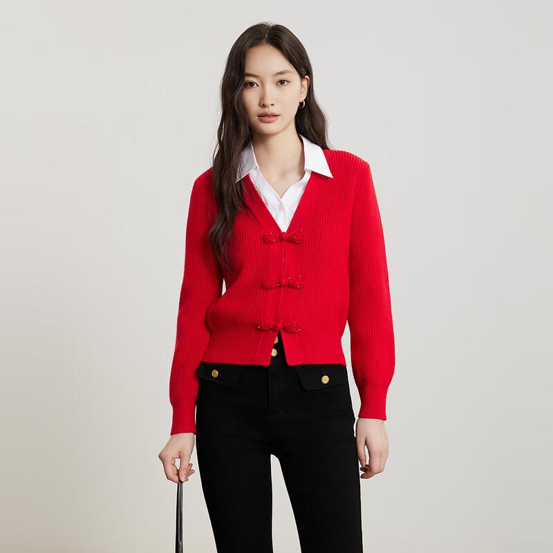 

Женский вязаный свитер с длинными рукавами и деталью в виде банта 2XL