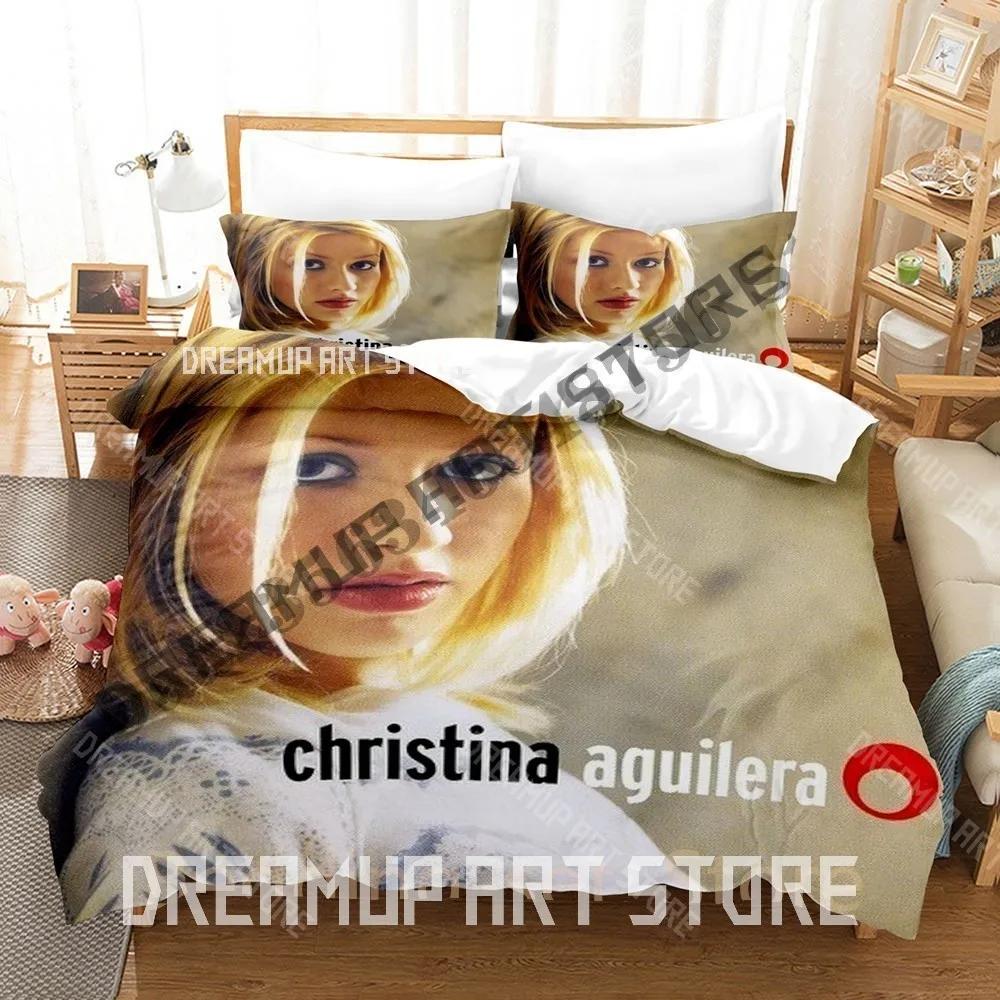 3D Print Christina Aguilera Bedding Set Single Twin Full Queen King Size Bed Set Adult Bedroom Duvetcover Sets Cool Bed She