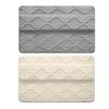 Absorbent Bathroom Mat Fluffy Doormat Foot Drying Mat Slip Resistant Backing