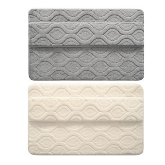 Absorbent Bathroom Mat Fluffy Doormat Foot Drying Mat Slip Resistant Backing