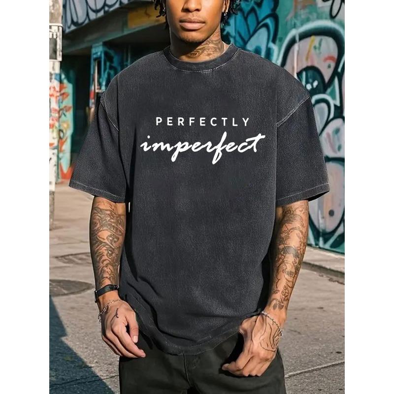 

European sizes Washed Men S T-Shirt | Dark Vintage Streetwear Tee, Soft Breathable Fabric, Loose Fit Crewneck, Urban Fashion Top, Retro Aesthetic 5XL чорний