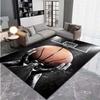 Basketball Dream Art Rug - Non-Slip Printed Mat for Game Room, Living Room & Bedroom, Holiday Decor