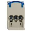 80A DIN Rail Terminal Block With Cover Power Junction Box  Computer Room Cabinet
