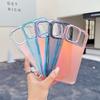 KEYSION Fashion Laser Gradient Colorful Phone Case for iPhone 17 Pro Max Soft TPU+PC Shockproof Back Cover for iPhone 17 Pro