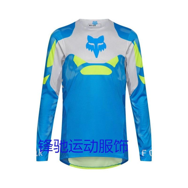 Herren Damen Mountainbike Radtrikot Langarm Schnelltrocknend Offroad Motocross Rennhemd